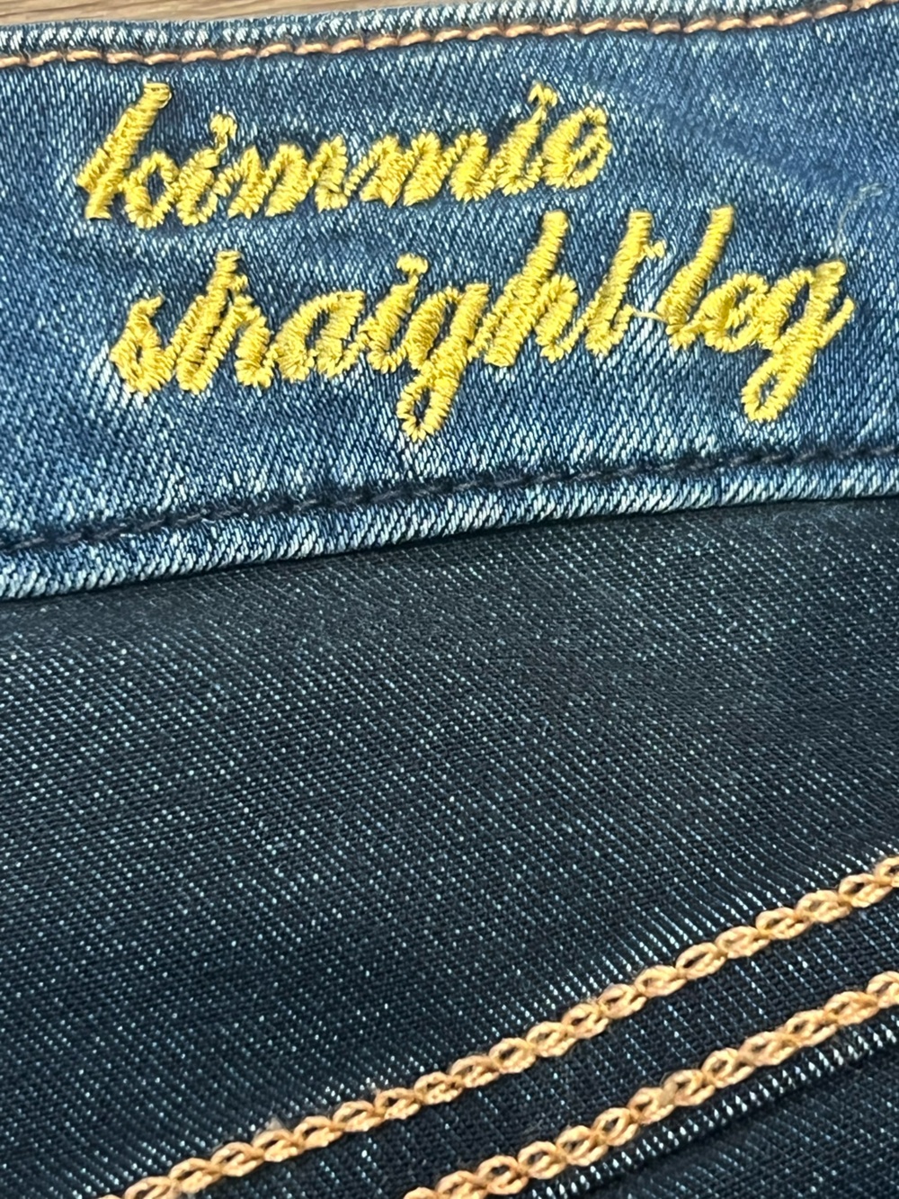 7 For All Mankind B(air) Kimmie Straight Leg Jeans Size 28 Wiskering Detail - Picture 8 of 14